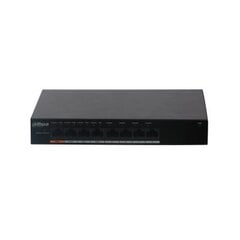 Dahua Europe PFS3008-8ET-60 network switch Unmanaged L2 Fast Ethernet (10/100) Black Power over Ethernet (PoE) hinta ja tiedot | Verkkokytkimet | hobbyhall.fi