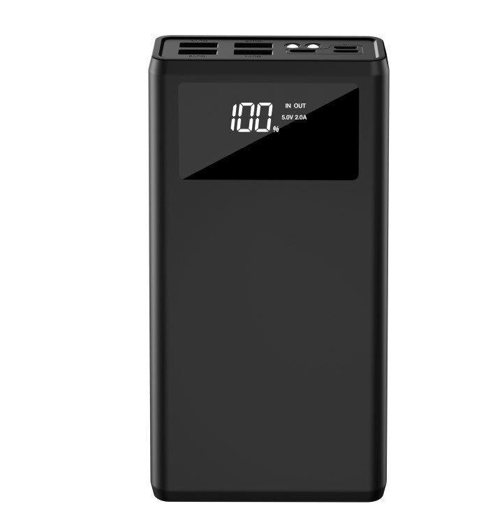 Varavirtalähde L-Brno Power Bank 30000Mah, LED-näyttö, musta hinta ja tiedot | Varavirtalähteet | hobbyhall.fi