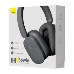 Baseus Bowie H1 Bluetooth 5.2 ANC NGTW230013 Grey hinta ja tiedot | Kuulokkeet | hobbyhall.fi