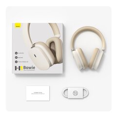 Baseus Bowie H1 Bluetooth 5.2 ANC NGTW230013 Grey hinta ja tiedot | Baseus Tietokoneen lisälaitteet | hobbyhall.fi