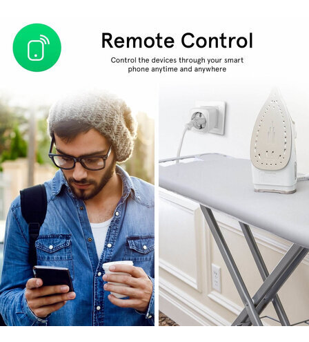 Smart Socket Wifi Nous A7 Smart Plug 16A, Tuya / Smart Life hinta ja tiedot | Kytkimet ja pistorasiat | hobbyhall.fi