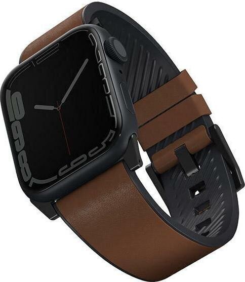 Uniq Straden, Apple Watch Series 7/SE/6/5/4/3/2/1 (45/44/42 mm) hinta ja tiedot | Älykellojen ja aktiivisuusrannekkeiden lisätarvikkeet | hobbyhall.fi