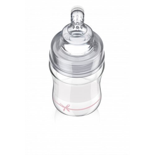 Lasipullo Lovi Diamond lasi Baby Shower girl, 150 ml hinta ja tiedot | Tuttipullot ja tarvikkeet | hobbyhall.fi