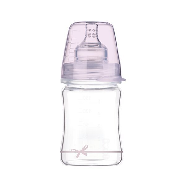 Lasipullo Lovi Diamond lasi Baby Shower girl, 150 ml hinta ja tiedot | Tuttipullot ja tarvikkeet | hobbyhall.fi