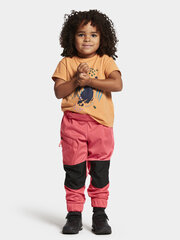 Didriksons lasten kevät-syksy softshell housut LÖVET, koralli hinta ja tiedot | Tyttöjen leggingsit ja housut | hobbyhall.fi
