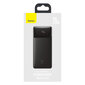 Baseus Bipow 20000mAh 20W musta (Overseas Edition) + USB-A - Micro USB 0.25m musta (PPBD050501) hinta ja tiedot | Varavirtalähteet | hobbyhall.fi