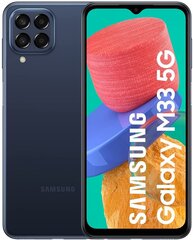 Samsung Galaxy M33 5G 6/128GB Dual SIM Blue SM-M336BZBGEUE hinta ja tiedot | Matkapuhelimet | hobbyhall.fi