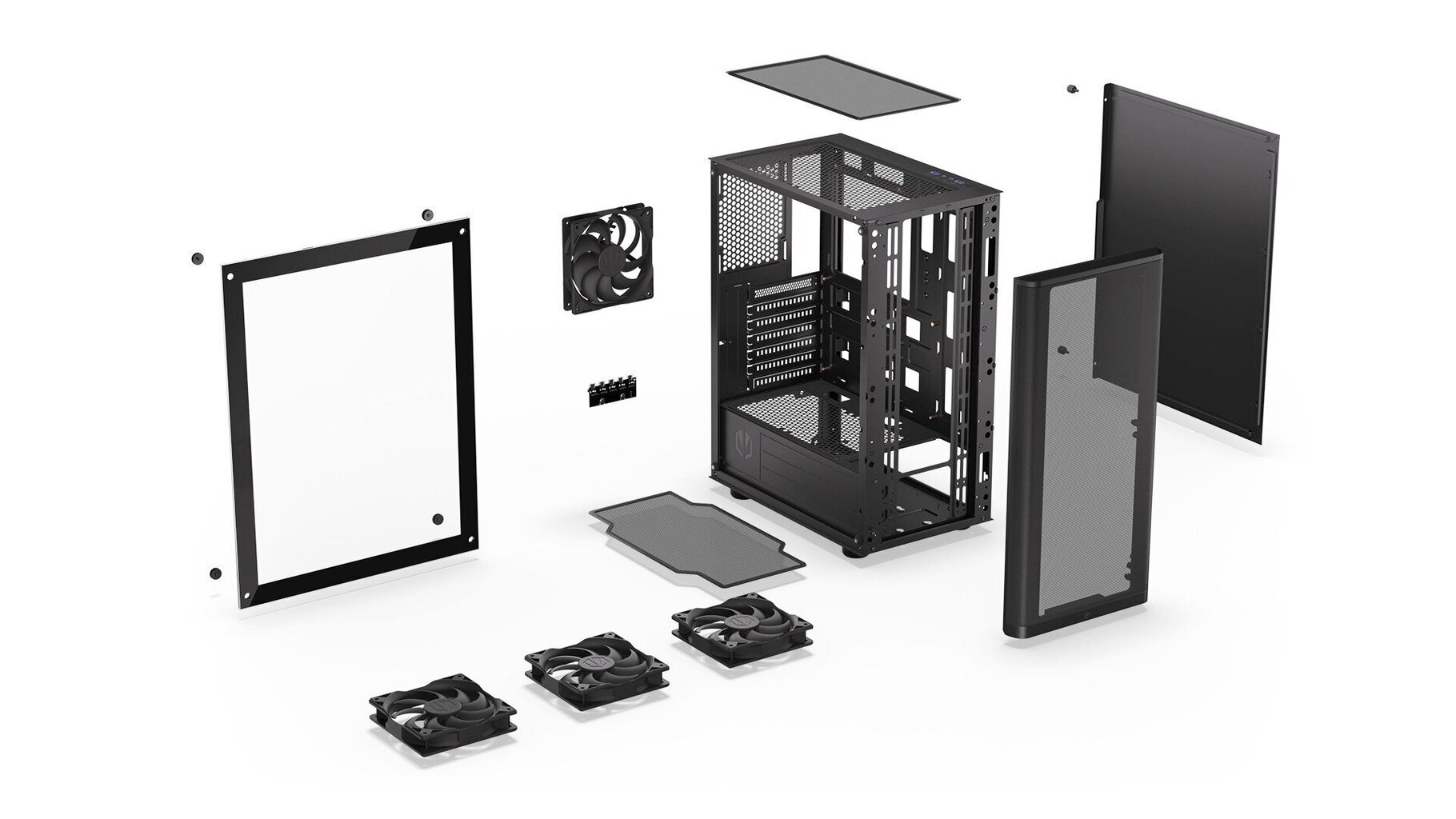 Endorfy Ventum 200 Air (EY2A002) hinta ja tiedot | Tietokonekotelot | hobbyhall.fi