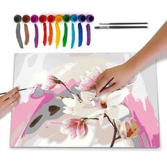 DIY maalaus, maalaa numeroilla -Magnolia 40x60 hinta ja tiedot | Maalaa numeroiden mukaan | hobbyhall.fi