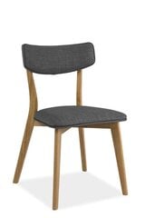2 tuolin setti Karl, harmaa hinta ja tiedot | Ruokapöydän tuolit | hobbyhall.fi