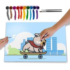 DIY maalaus, maalaa numeroilla -Koiranpentu 40x60 hinta ja tiedot | Maalaa numeroiden mukaan | hobbyhall.fi