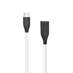 Extra Digital USB - Micro USB, 1m (valkoinen) hinta ja tiedot | Puhelinkaapelit | hobbyhall.fi