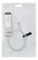 Epzi USBC-1311, USB C, Lightning, 0.5m hinta ja tiedot | Puhelinkaapelit | hobbyhall.fi