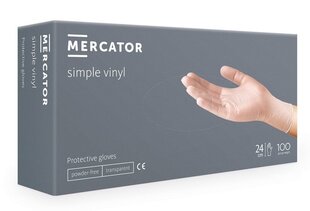 Mercator Simple Vinyl -käsineet, koko S hinta ja tiedot | Työkäsineet | hobbyhall.fi