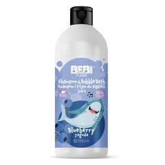 Shampoo ja kylpysaippua lapsille Barwa Bebi Kids Shampoo & Bubble Bath 2in1 Blueberry, 500ml hinta ja tiedot | Lasten ja äitiysajan kosmetiikka | hobbyhall.fi