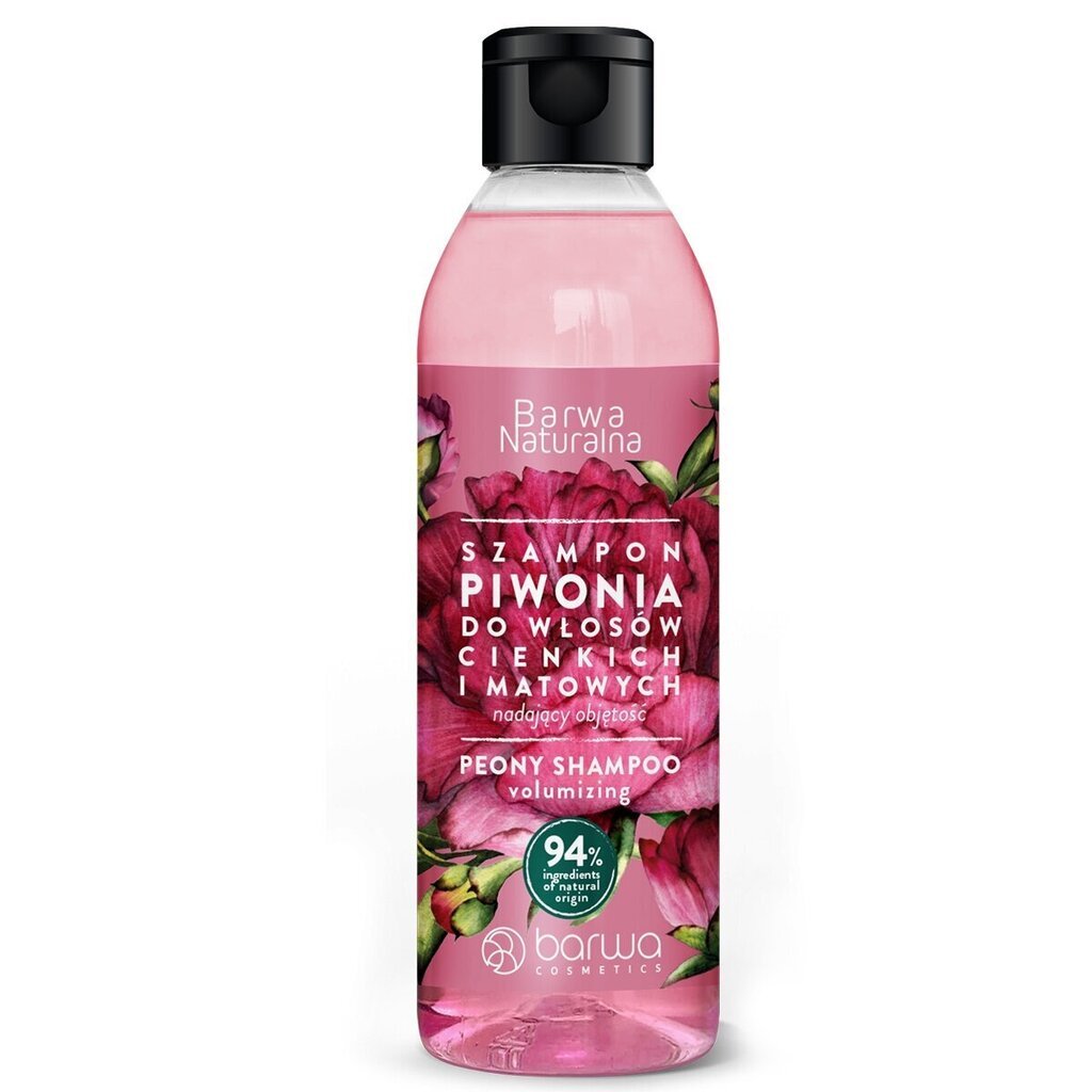 Shampoo ohuille ja elottomille hiuksille Color Pioni, 300ml hinta ja tiedot | Shampoot | hobbyhall.fi