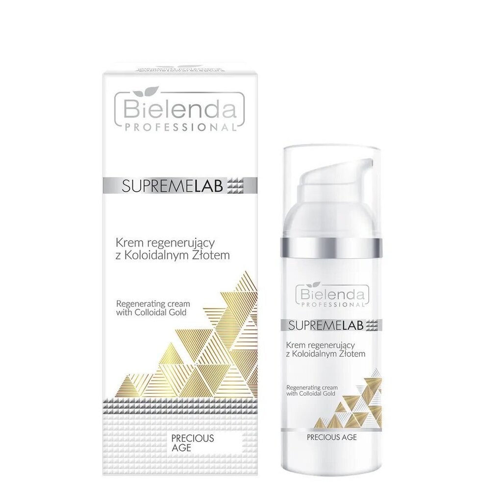 Elvyttävä voide kolloidisella kullalla Bielenda Professional SupremeLab Precious Age, 50ml hinta ja tiedot | Kasvovoiteet | hobbyhall.fi