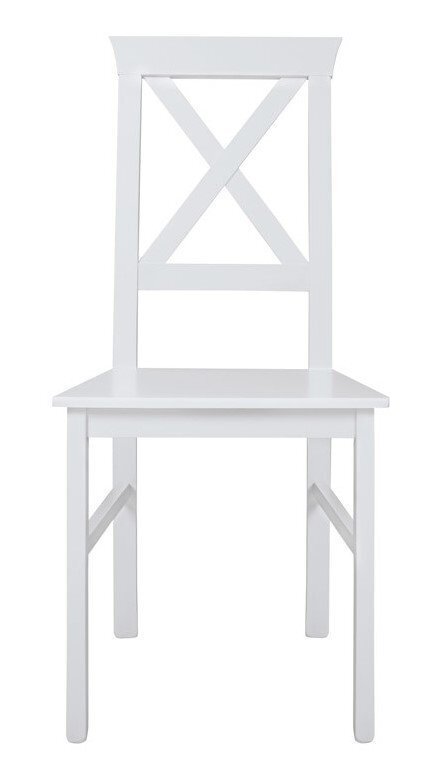 Alla 4 -tuolit 2 kpl, valkoinen hinta ja tiedot | Ruokapöydän tuolit | hobbyhall.fi