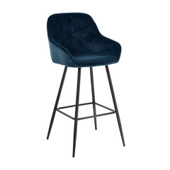 Baarijakkara BRITA 53x55xH109cm, tummansinistä samettia hinta ja tiedot | Ruokapöydän tuolit | hobbyhall.fi