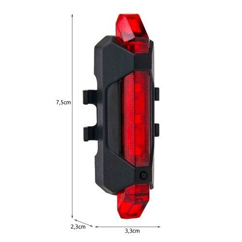 Polkupyörän valo USB-kaapelilla Goodbuy hinta ja tiedot | Polkupyörän valot ja heijastimet | hobbyhall.fi