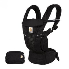 ERGObaby kantolaukku Omni Breeze, onyx black, BCZ360PONYX hinta ja tiedot | Kantoreput | hobbyhall.fi