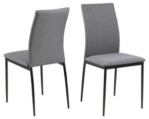 Ruokapöydän tuoli Demina, tummanharmaa hinta ja tiedot | Ruokapöydän tuolit | hobbyhall.fi