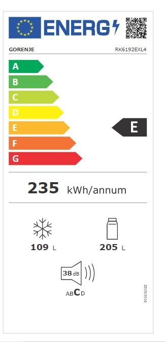 Gorenje RK6192EXL4 hinta ja tiedot | Jääkaapit | hobbyhall.fi