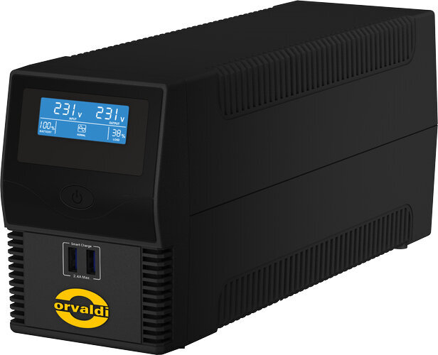Orvaldi 620NV IEC320 (4) L-INT AVR B hinta ja tiedot | UPS-laitteet | hobbyhall.fi