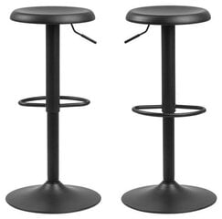 Finch 2 baarijakkarasetti, musta hinta ja tiedot | Ruokapöydän tuolit | hobbyhall.fi