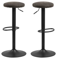 2 baarijakkaran setti Finch, harmaa hinta ja tiedot | Ruokapöydän tuolit | hobbyhall.fi