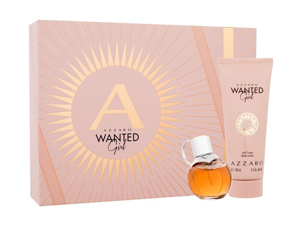 Azzaro Wanted Girl - Kokoelma naisille: EDP, 30 ml sekä vartalovoide, 100 ml hinta ja tiedot | Naisten hajuvedet | hobbyhall.fi