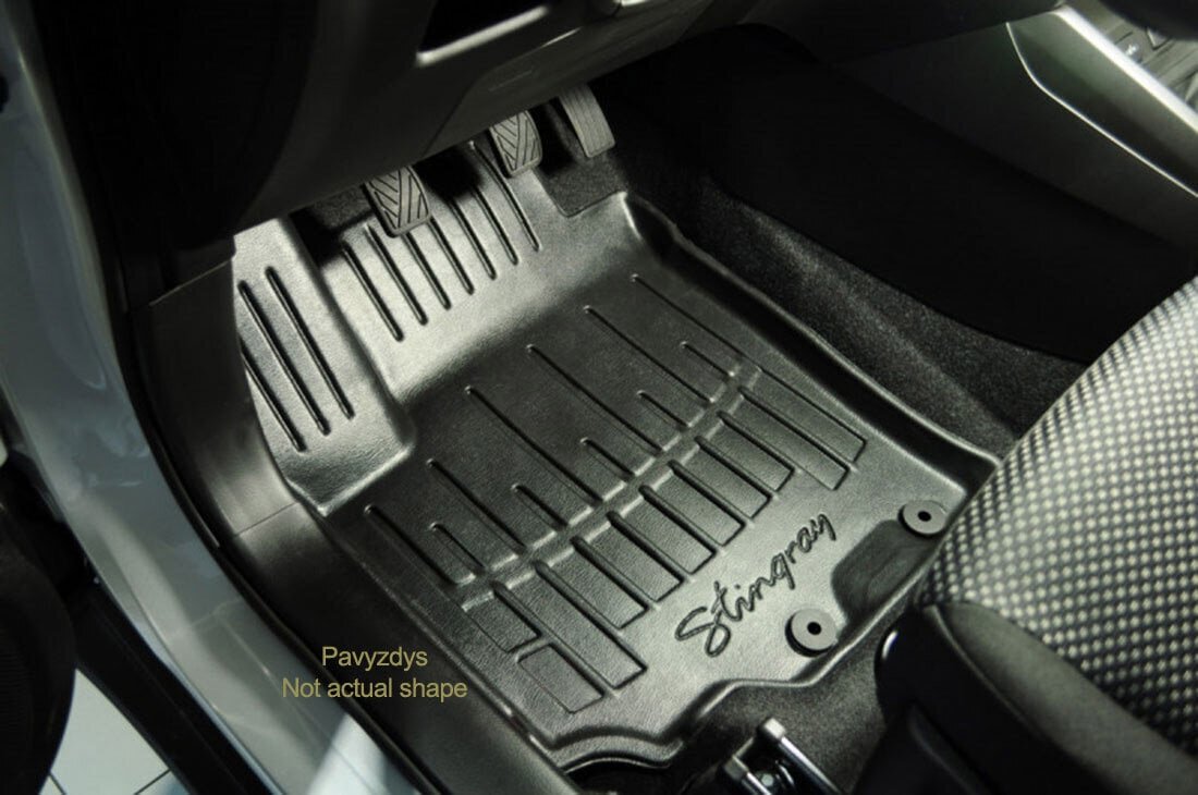 Stingray™ 3D -matot OPEL Astra H hatchback/universal 2004–2009 5 kpl musta /5015025 hinta ja tiedot | Auton kumimatot | hobbyhall.fi
