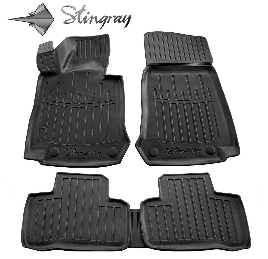 Stingray™ 3D -matot MERCEDES BENZ X253 GLC 2015-> 5 kpl musta /5012065 hinta ja tiedot | Auton kumimatot | hobbyhall.fi