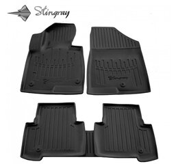 Stingray™ 3D -matot HYUNDAI Santa Fe III DM 2012–2018 5 kpl musta /5009075 hinta ja tiedot | Auton kumimatot | hobbyhall.fi