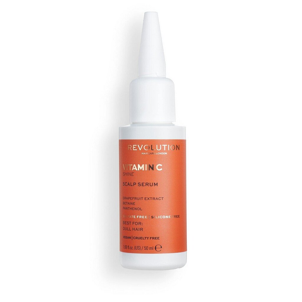 Shine Scalp Serum, Hiusseerumi, mikä antaa hiuksillesi kiiltoa, C-vitamiinilla 50 ml hinta ja tiedot | Naamiot, öljyt ja seerumit | hobbyhall.fi