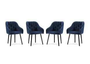 4-tuolisetti Milo Casa Luisa, kirkkaan sininen hinta ja tiedot | Milo Casa Keittiön kalusteet | hobbyhall.fi