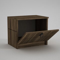 Kalune Design Lost yöpöytä, ruskea hinta ja tiedot | Yöpöydät | hobbyhall.fi