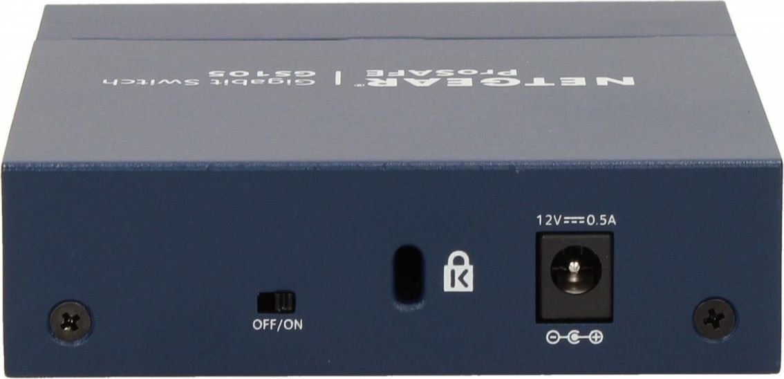 Netgear ProSafe Plus GS105 (5 x Gigabit Ethernet/Fast Ethernet/Ethernet, pöytäkone, automaattinen tunnistus porttia kohti) hinta ja tiedot | Verkkokytkimet | hobbyhall.fi