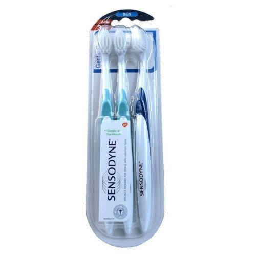 Sensodyne-hammasharja herkille hampaille ja ikenille Gentle Care Soft 3 kpl hinta ja tiedot | Suuhygienia | hobbyhall.fi