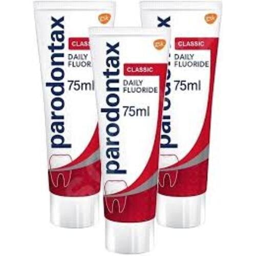 Fluori- ja gluteeniton hammastahna Parodontax Classic Tripack, 3 x 75 ml hinta ja tiedot | Suuhygienia | hobbyhall.fi