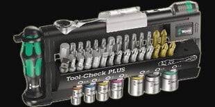 Tool-Check PLUS 39-osainen työkalusetti hinta ja tiedot | Wera Työkalut | hobbyhall.fi