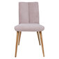 Tuoli NOVA 59x53,5xH92cm, harmahtavan vaaleanpunainen hinta ja tiedot | Ruokapöydän tuolit | hobbyhall.fi