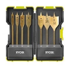 Puiset litteät porat 7 kpl. RAK07SB 5132002252 RYOBI hinta ja tiedot | Käsityökalut | hobbyhall.fi