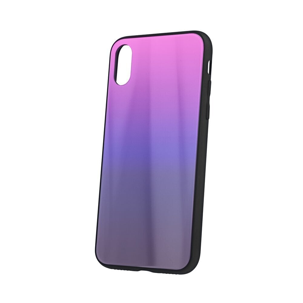 Aurora Glass case for Samsung Galaxy A32 4G pink black hinta ja tiedot | Puhelimen kuoret ja kotelot | hobbyhall.fi