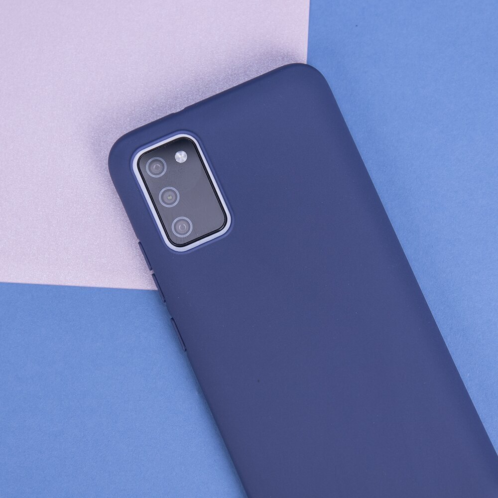 Matt TPU case for Samsung Galaxy A22 4G dark blue hinta ja tiedot | Puhelimen kuoret ja kotelot | hobbyhall.fi