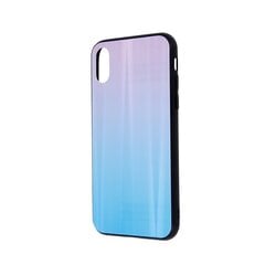 Aurora Glass case for Samsung Galaxy A22 4G blue-pink hinta ja tiedot | Puhelimen kuoret ja kotelot | hobbyhall.fi
