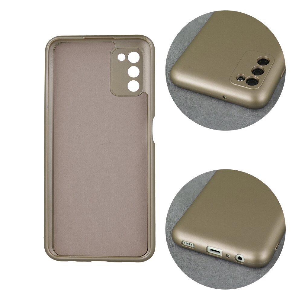 Metallic case for Samsung Galaxy S22 Plus gold hinta ja tiedot | Puhelimen kuoret ja kotelot | hobbyhall.fi