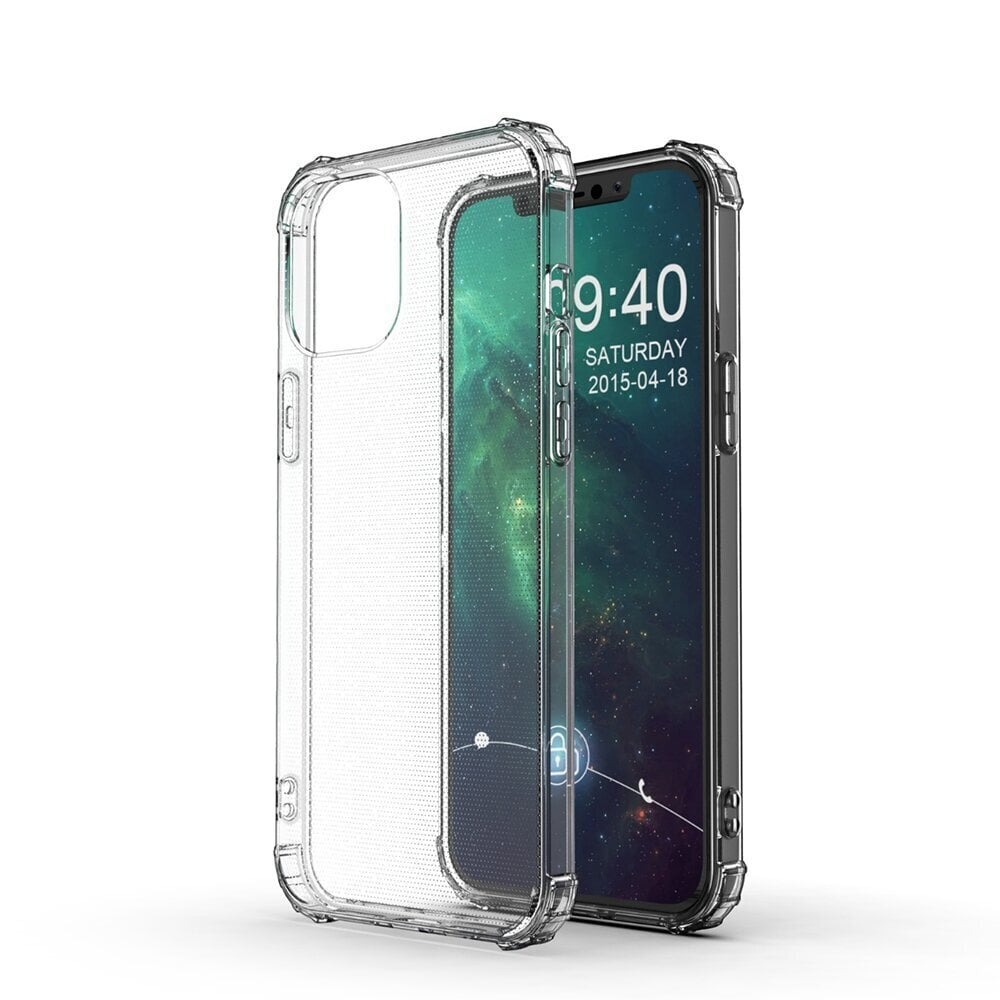 Anti Shock 1,5mm case for Samsung Galaxy A52 4G / A52 5G / A52S 5G transparent hinta ja tiedot | Puhelimen kuoret ja kotelot | hobbyhall.fi