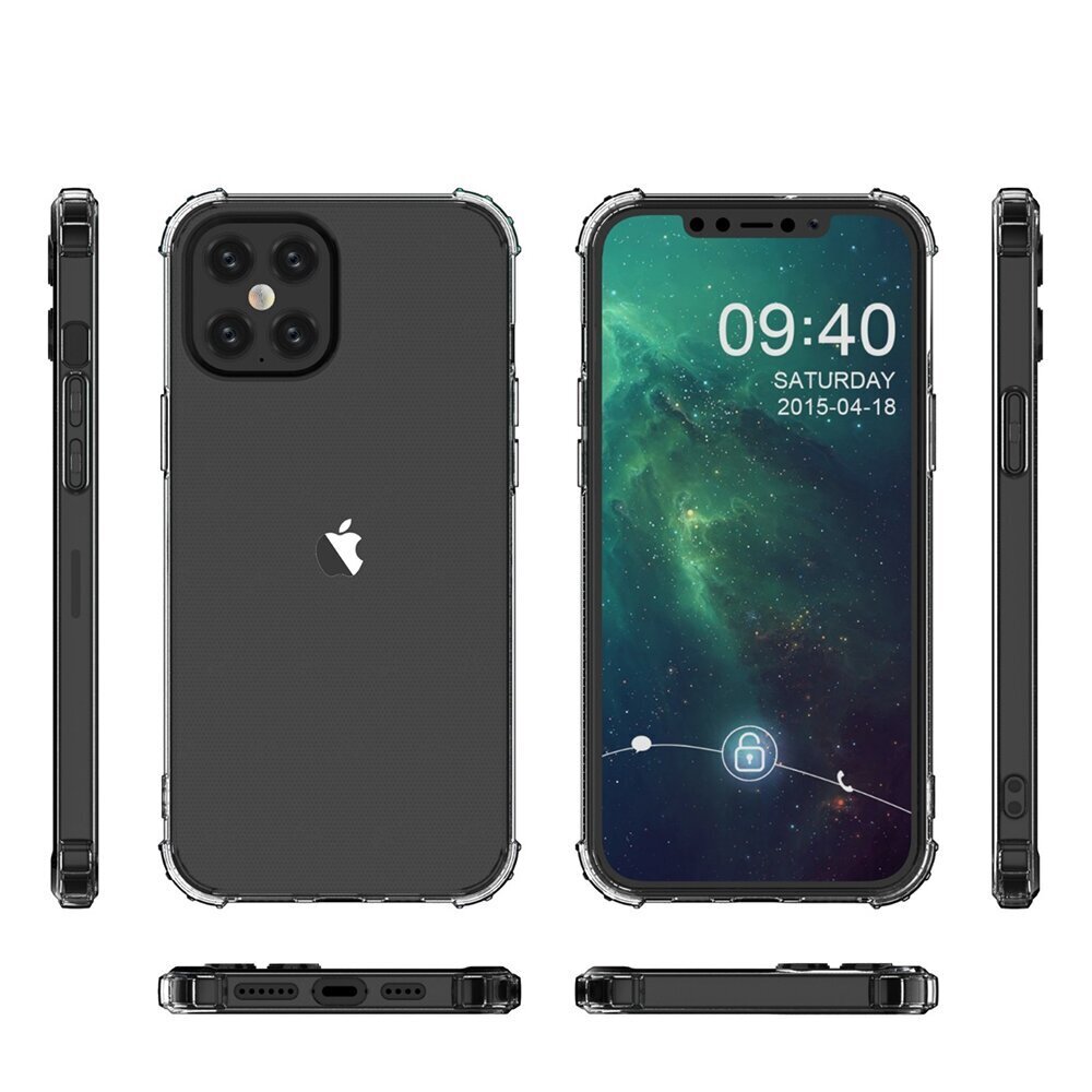 Anti Shock 1,5mm case for Samsung Galaxy A52 4G / A52 5G / A52S 5G transparent hinta ja tiedot | Puhelimen kuoret ja kotelot | hobbyhall.fi