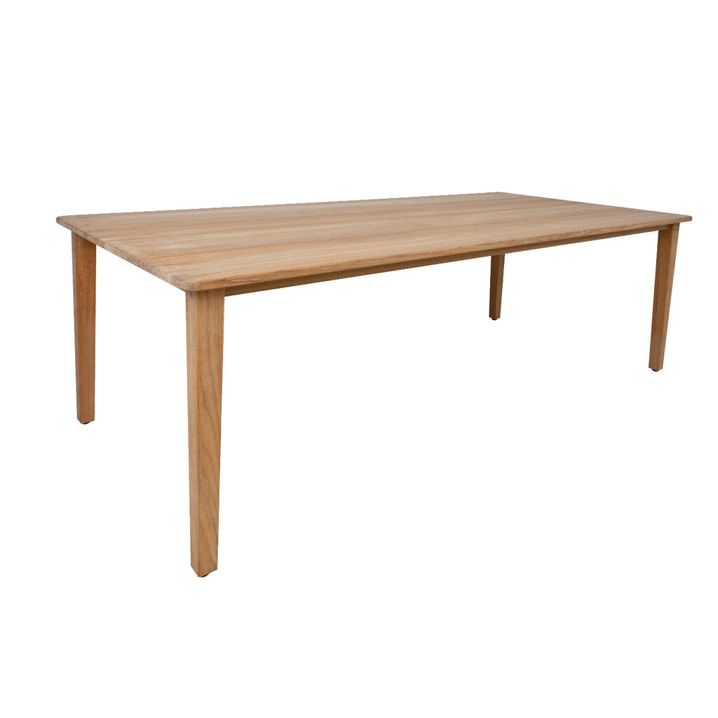 Pöytä MALDIVE 220x100xH75cm, tiikki hinta ja tiedot | Puutarhapöydät | hobbyhall.fi